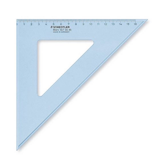 EQUERRE PLASTIQUE 26CM 45°/45° IM#8831