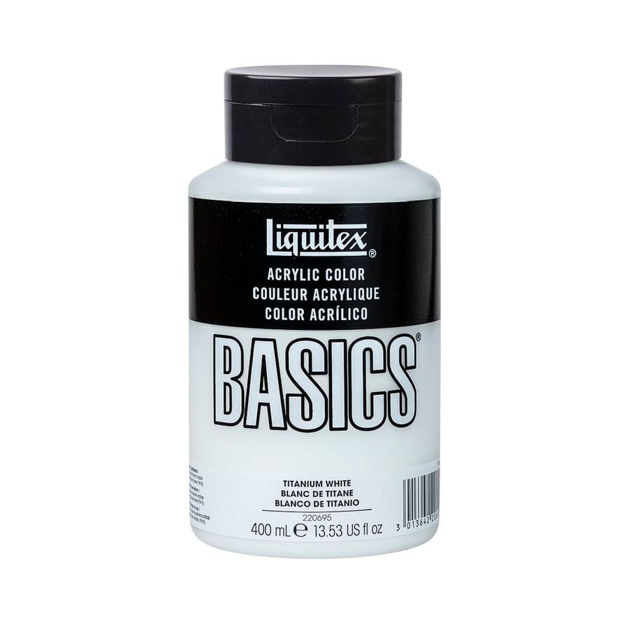 BASICS 400ML BLANC TITANE IM#8871 BASICS 400ML BLANC TITANE IM#8871