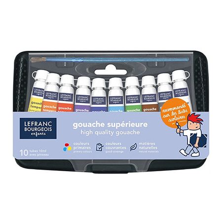 BOITE 10 TUBES GOUACHE 10ML L&B IM#8873 BOITE 10 TUBES GOUACHE 10ML L&B IM#8873