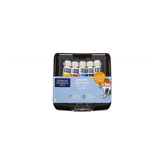 BOITE POCKET GOUACHE 5X10ML IM#8876
