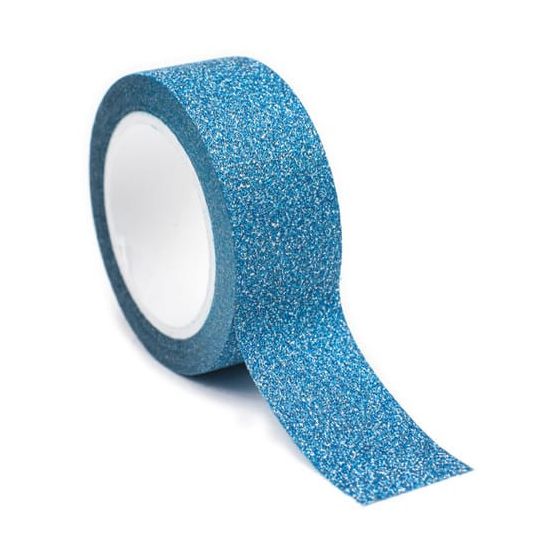 10m masking tape PAILETTE BLEU CIEL 15mm rouleau DIY scotch scrapbooking  emballage papier cadeau