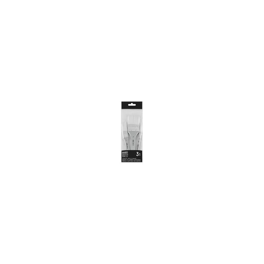 LIQUITEX PINCEAU SYNTHETIQUE SPALTER BASICS 3 PCS IM#8939 LIQUITEX PINCEAU SYNTHETIQUE SPALTER BASICS 3 PCS IM#8939