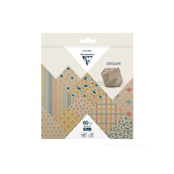 origami 60 feuilles crafty color