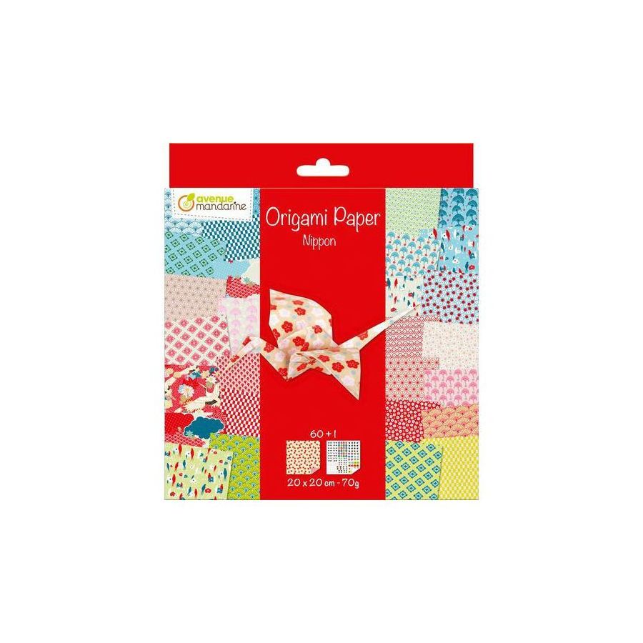 origami papier nippon 60 feuilles