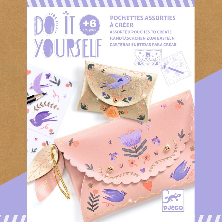 POCHETTES A CRÉER - SWEET FASHIONISTA - DJECO IM#9119 POCHETTES A CRÉER - SWEET FASHIONISTA - DJECO IM#9119