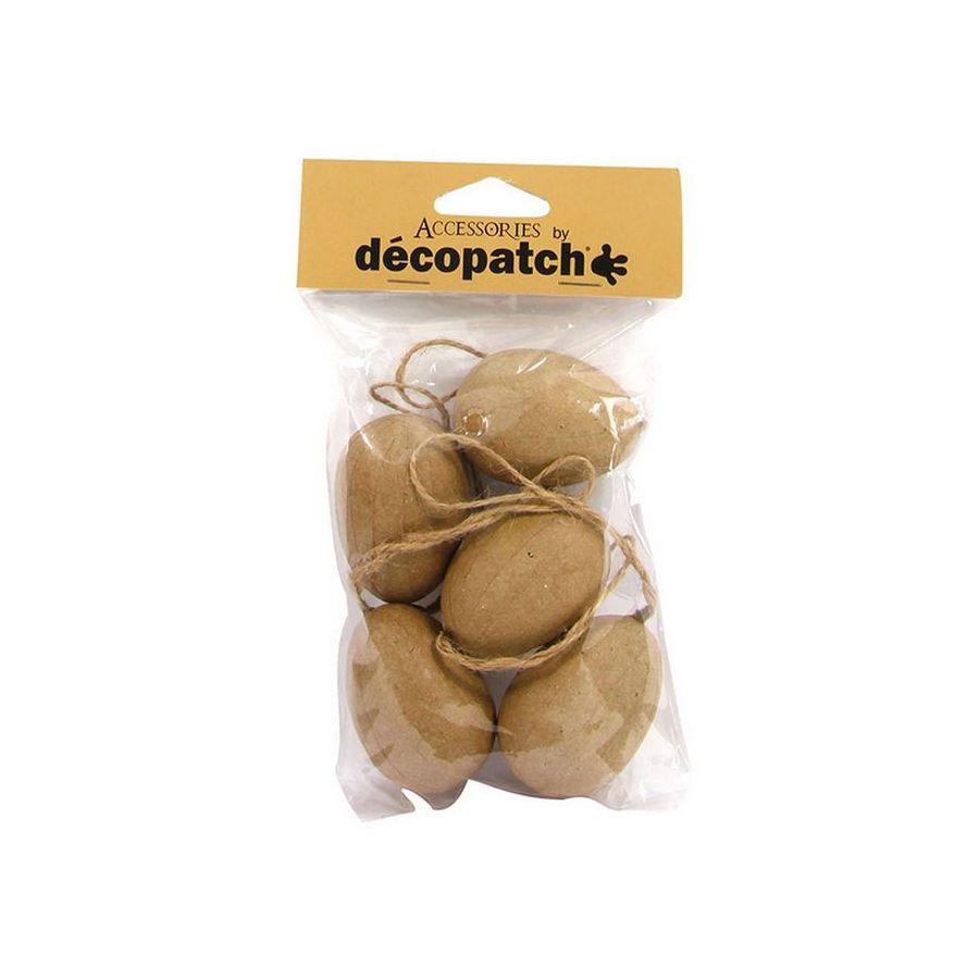 SACHET DE 5 ŒUFS A SUSPENDRE 7CM DECOPATCH IM#9167 SACHET DE 5 ŒUFS A SUSPENDRE 7CM DECOPATCH IM#9167