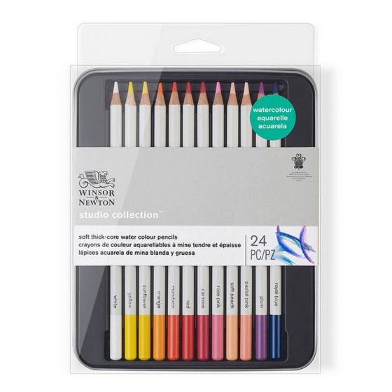 W&N CRAYON AQUARELLABLE SET 24 IM#920