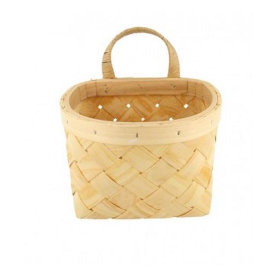 PANIER EN OSIER TRESSE 1 ANSE 18 X 16X 14 CM ARTEMIO IM#9258