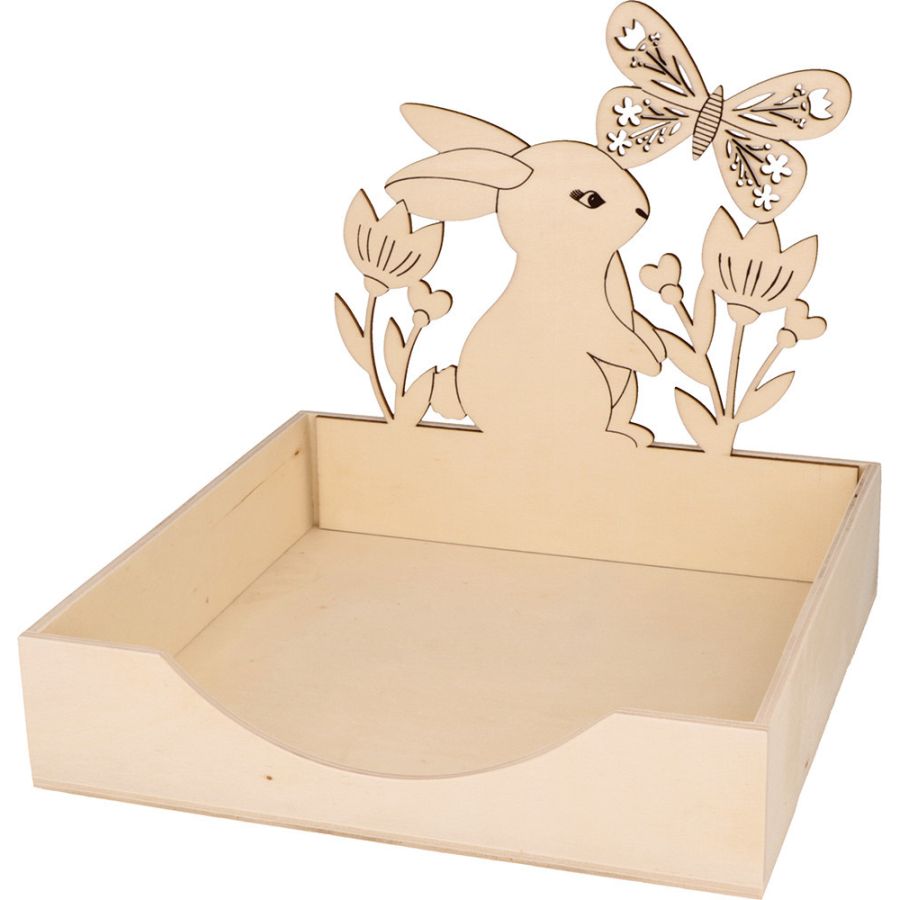 PORTE-SERVIETTE EN BOIS LAPIN MARIPOSA ARTEMIO IM#9273 PORTE-SERVIETTE EN BOIS LAPIN MARIPOSA ARTEMIO IM#9273