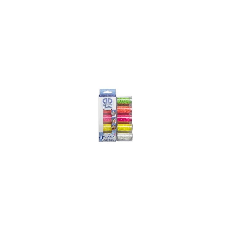 DIAMOND DOTZ PACK 5 RECHARGES FLUO PHOSPHO IM#9354