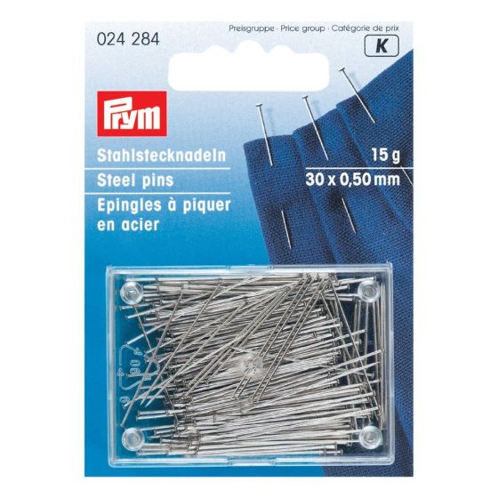 Epingles à piquer argent Prym Color'i