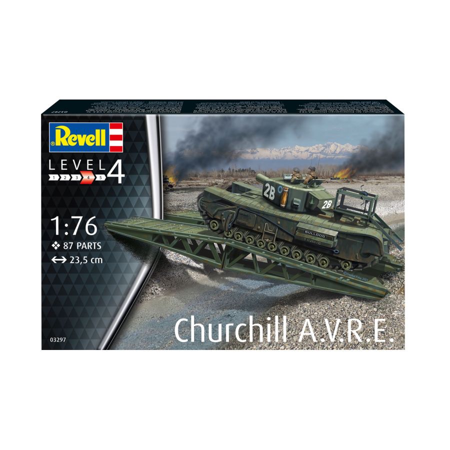Maquette churchill A.V.R.E Revell Color'i