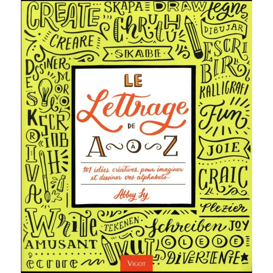 Lettrage de A à Z Vigot édition Color'i