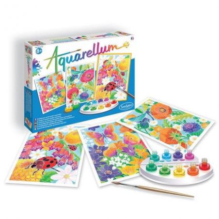 AQUARELLUM DANS LES FLEURS 