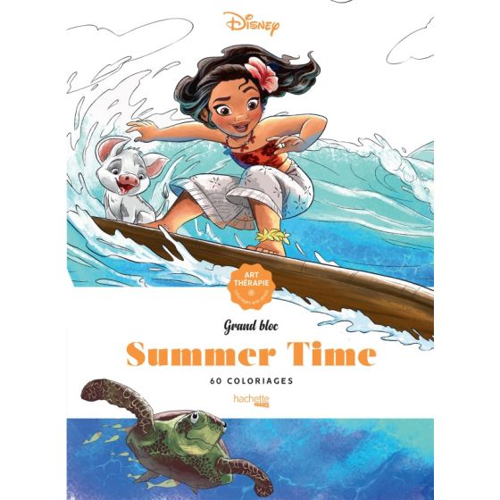 Grand bloc summer coloriages Hachette Color'i
