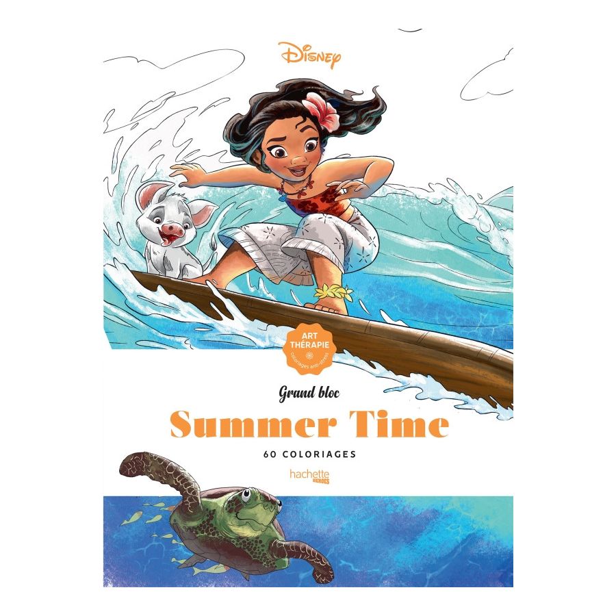 Grand bloc summer coloriages Hachette Color'i